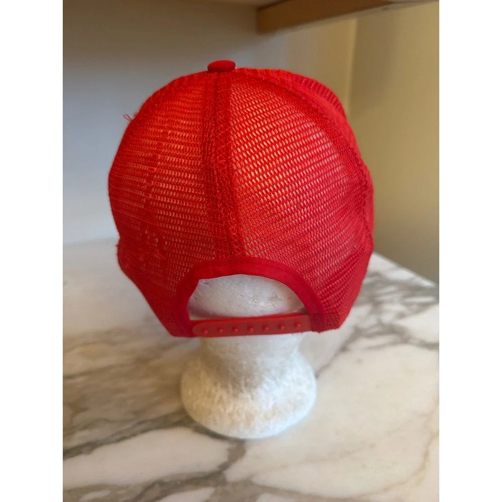 Indiana Hoosiers University‎ IU Trucker Hat Red Adjustable Mesh Snapback Cap